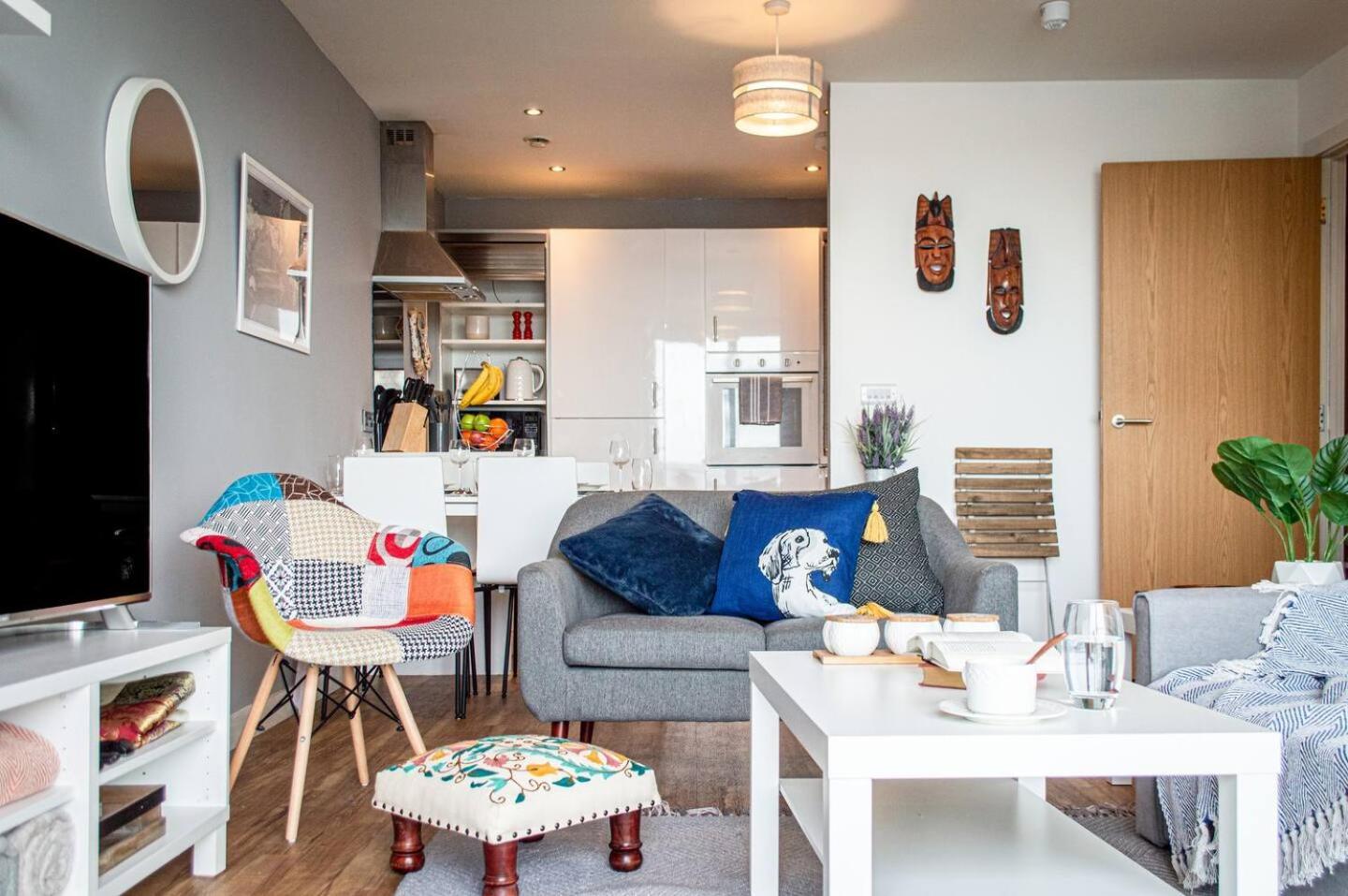 Stunning Mersey View Flat W Parking In Ліверпуль Екстер'єр фото